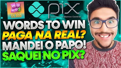 o aplicativo words to win paga mesmo - Words to Win Paga Mesmo? MANDEI A REAL do Words to Win!